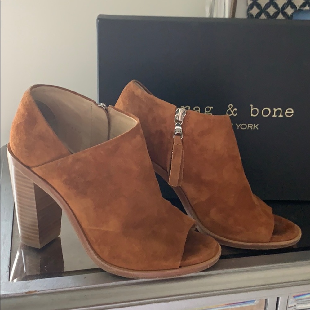 Rag & Bone Open Toe Mabel Bootie - image 1